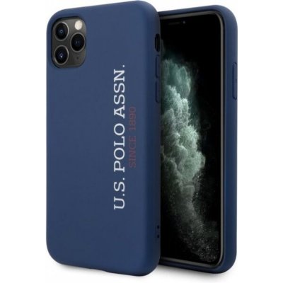 Pouzdro U.S. Polo Silicone Effect Apple iPhone 11 Pro MAX tmavě modré – Zboží Mobilmania