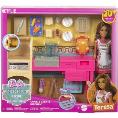 Mattel Barbie TERESA A KUCHYŇKA – Zboží Mobilmania