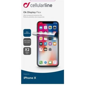 Ochranná fólie CellularLine Apple iPhone X - displej