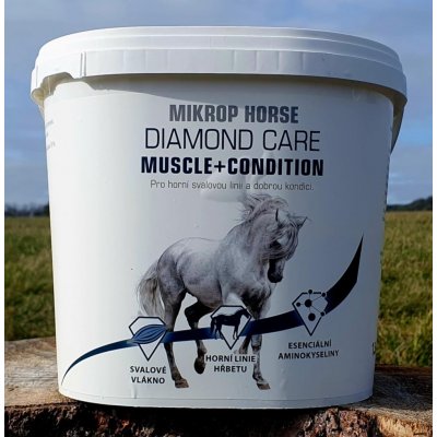 MIKROS Horse Diamond Care Muscle + Condition Pro horní svalovou linii a dobrou kondici 1,5 kg – Zbozi.Blesk.cz