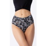 Julimex Dámské kalhotky Paisley Simple Brasil Maxi černé se vzorem – Hledejceny.cz