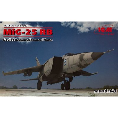 ICM MiG-25 RB Soviet Reconnaissance Plane -48902 1:48