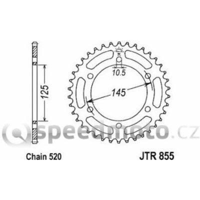 JT Sprockets JTR 855-45 | Zboží Auto