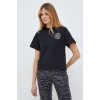 Dámská Trička Karl Lagerfeld Bavlněné tričko 240W1701 černá