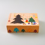 Cake Star Vánoční krabice na cukroví kraftová se stromečkem (22 x 15 x 7 cm) – Hledejceny.cz