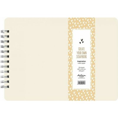 D.A. Album kroužkové Scrapbook Inspiration krémové (250g/m2, 24 listů) A4 – Hledejceny.cz