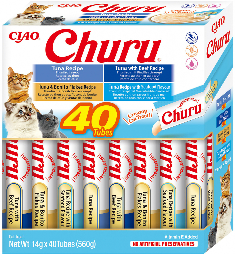 Churu Cat BOX Tuna Variety 40 x 14 g