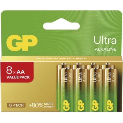 GP Ultra Alkaline AA 8 ks 1014228000 – Zboží Živě