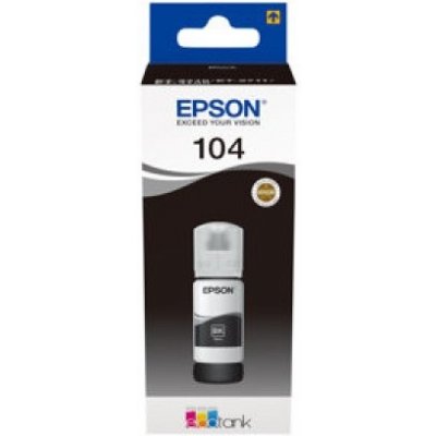 Inkoust Epson 104 Black - originální – Zbozi.Blesk.cz