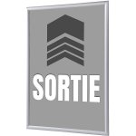 Jansen Display Set klaprámu A1, Východ, šedý, francouzština, 625 x 872 mm – Zboží Dáma