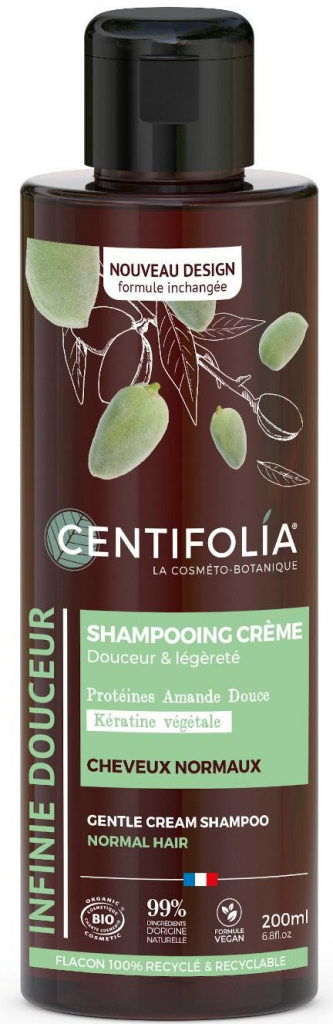 Centifolia Výživný krémový šampon pro normální vlasy sladké mandle 200 ml