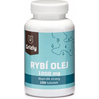 Grizly Omega 3 Rybí olej 100 tablet – Zbozi.Blesk.cz