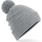 Beechfield Zimní čepice s bambulí B502 Heather Grey – Hledejceny.cz