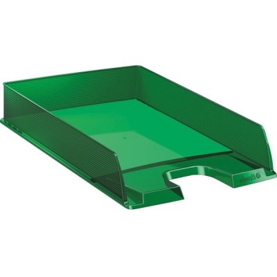 Esselte Europost plastový odkladač transparentní zelený – Zboží Mobilmania