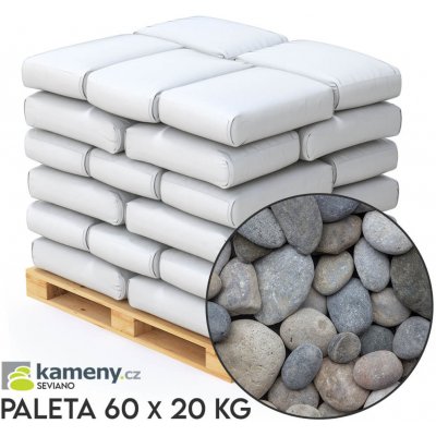 Kameny.cz Okrasné kameny - Grey valounky Vyberte si velikost: 5 - 15 cm, Vyberte si balení: Paleta - 60 x 20 kg - DOPRAVA ZDARMA – Zboží Mobilmania