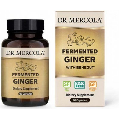 Dr.Mercola Fermented Ginger zázvor Perila Křovitá 60 kapslí