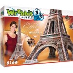 Wrebbit 3D puzzle Eiffelova věž 816 ks – Zbozi.Blesk.cz