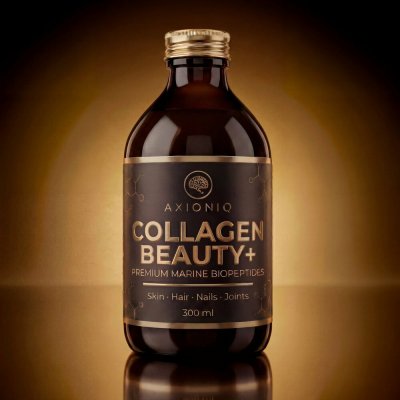Axioniq Collagen Beauty+ Mořské kolagenové peptidy + vitamin C 300 ml – Hledejceny.cz