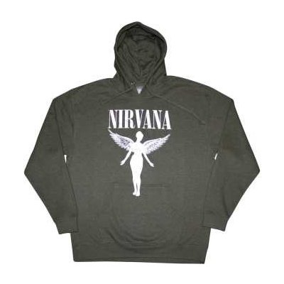 Nirvana Unisex Pullover Hoodie: Angelic Mono medium – Zboží Dáma