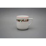 Bohemia Porcelán 1987 Hrnek Pětka Vánoční Cesmína 400 ml – Sleviste.cz