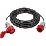 VLC Prodlužovací kabel černý CEE max. 3500W 400V/16A H05VV-F5G1,5mm2 IP44 20 m – Sleviste.cz