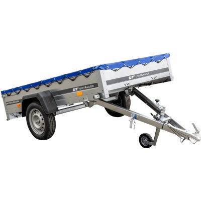 UNITRAILER GARDEN 230 KIPP s rámem H-0 a modrým krytem | Zboží Auto