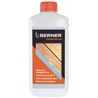 Berner 1002651 Nano impregnace na dřevo Premium 1000 ml – Zbozi.Blesk.cz