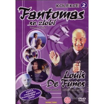 Fantomas se zlobí DVD