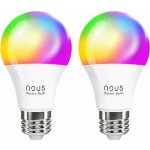 Smart LED žárovka E27 9W RGB NOUS P3/2pack WiFi Tuya sada 2ks – Hledejceny.cz
