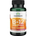 Swanson Vitamín B12 1000 mcg 250 cucacích tablet – Hledejceny.cz