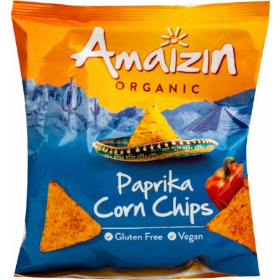 Bio Amaizin Chipsy kukuřičné paprikové 75 g