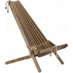 Ecofurn Ecochair křeslo Borovicové drevo olej hnedý – Hledejceny.cz