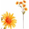 Květina Autronic Chryzantéma, umělá květina, žlutá