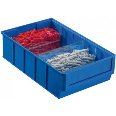 Allit Plastový regálový box ShelfBox 183 x 300 x 81 mm modrý