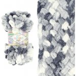 Alize Puffy Color 5925 bílá šedá – Hledejceny.cz