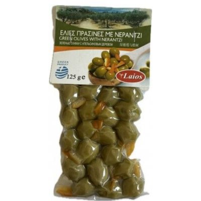 Laios zelené olivy plněné česnekem 125 g – Hledejceny.cz