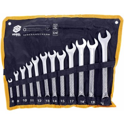 Vorel sada klíčů očkoplochých 12 ks 6 - 22 mm TO-51710 – Zboží Dáma