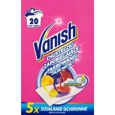 Vanish Color Protect Ubrousky proti obarvení prádla 10 ks – Zboží Mobilmania