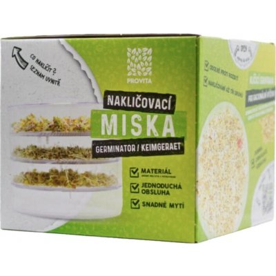 Provita Misky na klíčení semen 18 x 16 cm čirá – HobbyKompas.cz