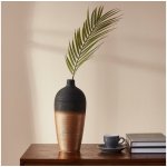 Eglo 421423 - Keramická váza SARYKSU 28x12,5 cm černá/zlatá EG421423 – Hledejceny.cz