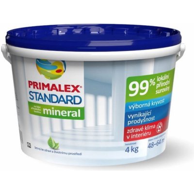 Primalex Standard bílý - 4 kg – Zboží Mobilmania