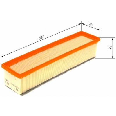 BOSCH Vzduchový filtr F026400598 – Hledejceny.cz