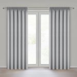 EUROFIRANY ZATEMŇOVACÍ ZÁVĚS (100%) NA PÁSCE ZOEY 140X270 CM STŘÍBRNÝ – Hledejceny.cz