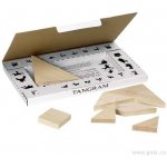 GOKI Hlavolam Tangram dřevěný – Zboží Mobilmania