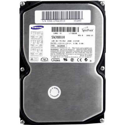 Samsung 20GB PATA IDE/ATA 3,5", SV2001H