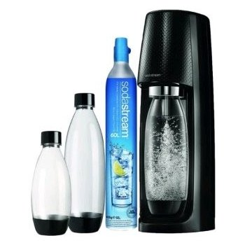 SodaStream Spirit Black + 2 ks lahví