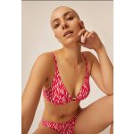 Naturana dámské dvoudílné plavky s vycpávkami červené – Sleviste.cz