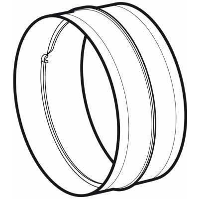 Vents Spojka pro kruhové potrubí 100 mm vnitřní PVC – Sleviste.cz