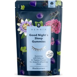 HEMNIA Good night sleep gummies + 300 mg CBD 30 ks