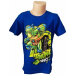 E plus M chlapecké tričko ŽELVY Ninja krátký rukáv modrá modrá – Zboží Mobilmania